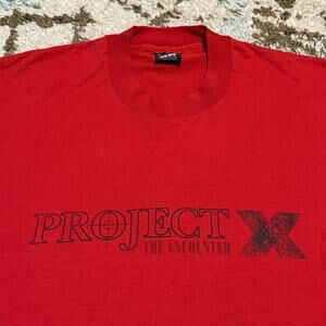 Vintage 90s Project X The Encounter Bose Promo Shirt Size XL Retro